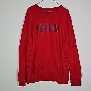 Gap XL red crew neck sweater